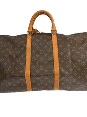 LOUIS VUITTON KEEPALL 55 TRAVEL HANDBAG MONOGRAM